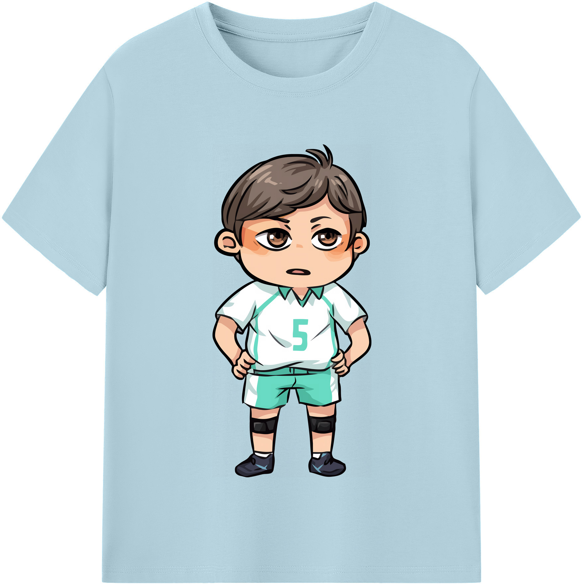 （画像用） ハイキュー!! Haikyu!! 綿100％半袖Tシャツ（フロントプリント）